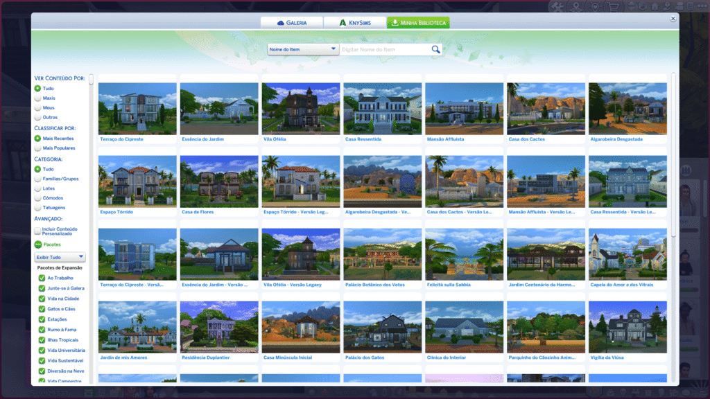 Como Baixar Casas e Lotes pela Galeria no The Sims 4: Guia Completo