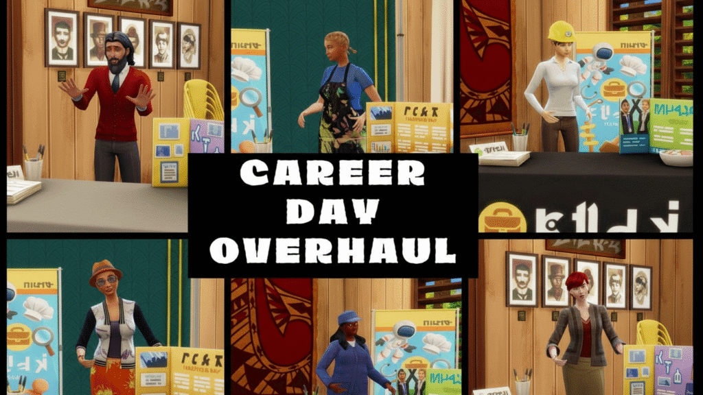 Os melhores mods do The Sims 4 - Career Day Overhaul