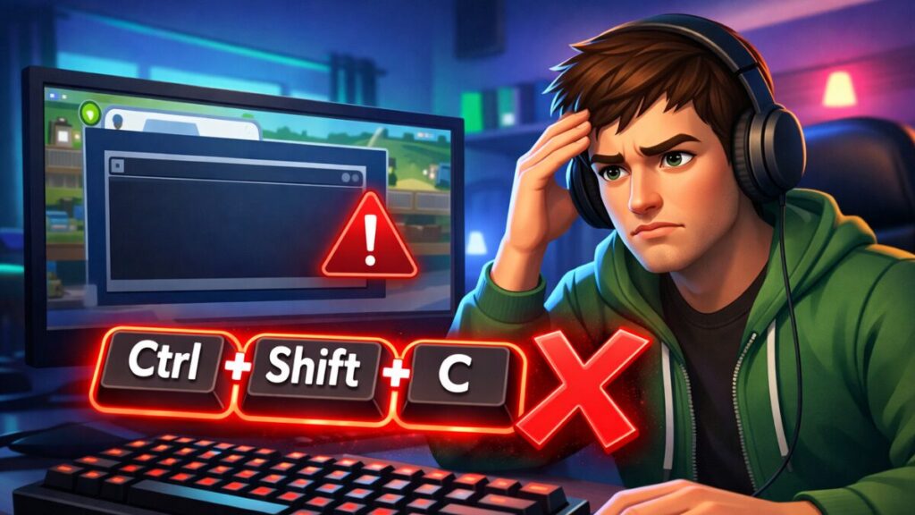 Ctrl + Shift + C não funciona no The Sims 4