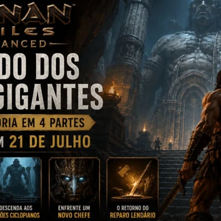 Conan Exiles: Legado dos Reis-Gigantes chega em 21 de julho