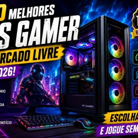Os 10 Melhores PCs Gamer do Mercado Livre em 2026: Desempenho, Custo-benefício e Qual Vale Mais a Pena