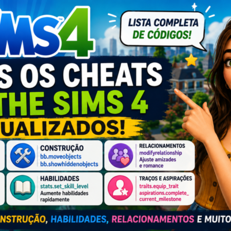 Todos os Cheats do The Sims 4 Atualizados em 2026: Lista Completa de Códigos