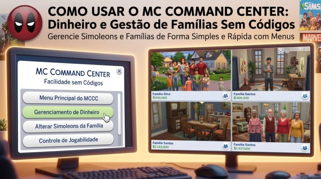 Como ganhar dinheiro com mc command center the sims 4